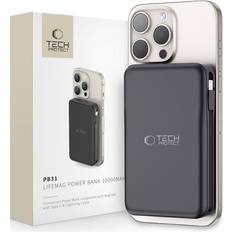 Batteriskal Tech-Protect PB31 Lifemag Magsafe Power Bank 10000mah Svart TheMobileStore PowerBanks