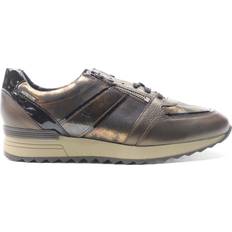 Mephisto womens trainers toscana casual lace-up low-top metallic leather