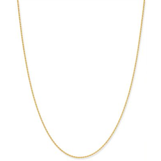 Macy's Necklaces Macy's Giani Bernini Thin Rope Chain 18" Necklace 1.5mm in 18k Gold-Plate Over Sterling Silver, Created for Also in Sterling Silver Gold Over Si Gold Over Silver 18 inch