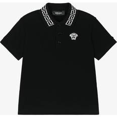 Polo Shirts Versace Short Sleeve Polo Shirt - Black