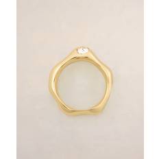 Rings Ami Paris Crash Band Gold Unisex