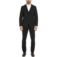 Black Suits Tommy Hilfiger Men's Black Solid Suit Jacket, 48 Average