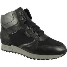 Mephisto Tilda MT Full Grain Leather Women's Mid-Top Trainers Black Women x