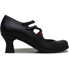 Fly London Black Heels & Pumps Fly London womens shoes casual pumps heels buckle leather