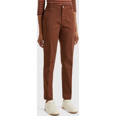 United Colors of Benetton Trousers & Shorts United Colors of Benetton Dark Brown Slim Fit Chinos, Dark Brown, Women