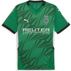 Puma Maglia gara Away Borussia M繹nchengladbach 24/25 da, Verde/Bianco/Altro