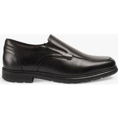 Low Top Shoes Pod Kids' Carpenter Leather School Shoes, Black