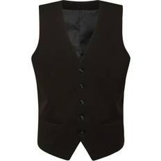 Lindbergh Mens Waistcoat for Suit Veste hos Magasin Sort