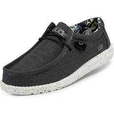 Hey Dude Men Low Shoes Hey Dude Sold by: Oracle Products LLC, 110384900-8 Mens Wally Stretch Loafer Black