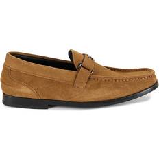 Karl Lagerfeld Men Low Shoes Karl Lagerfeld Karl Lagerfeld Paris Men's Suede Bit Loafers Camel