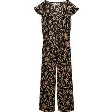 Braun - Damen Jumpsuits & Overalls Tom Tailor Jumpsuit braun pink schwarz