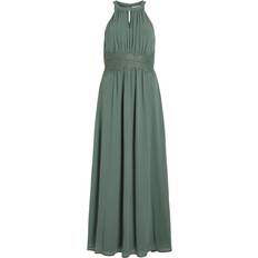 Lange Kleider - Leder Vila Kleid jade