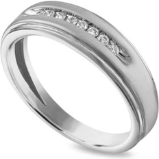 Macy's White Gold Rings Macy's Diamond Band 1/10 ct. t.w. in 10k Yellow Gold or 10k White Gold White Gold