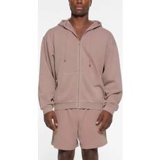 Clothing SKIMS Mens Relaxed Zip Up Hoodie Light Neutral Terry Fawn