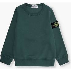 Stone Island Sweatshirts Children's Clothing Stone Island Boys Petrol Kids Brand-patch Crewneck Cotton-jersey Sweatshirt 4-14 Years PETROL