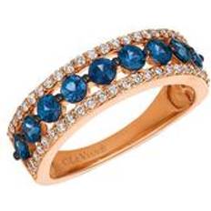 14K Rose Gold 1.43 ct. tw. Diamond & Sapphire Ring