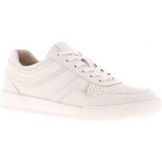 Leather Collection womens trainers chimera lace up white