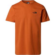 The North Face Orange T-shirts The North Face Simple Dome S/S Tee - Earthen Copper
