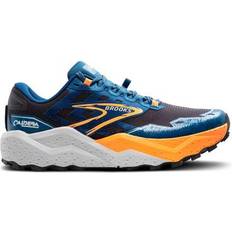 Brooks Caldera 7 Trail Running Shoes - Ebony/Blue Sapphire/Orange