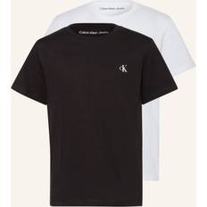 Calvin Klein Överdelar Calvin Klein 2 Pack Monogram Top T-shirt - Vit/Svart