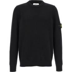 Stone Island Tops Stone Island Reverse Seam Lambswool Crew Neck Jumper - Black