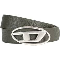 Diesel Men Belts Diesel Reversible leather belt Belts Man Green