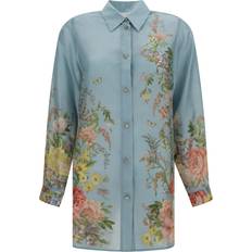 Floreale Camicie Zimmermann Camicia 'Waverly Relaxed' Shirt - Female - Blu