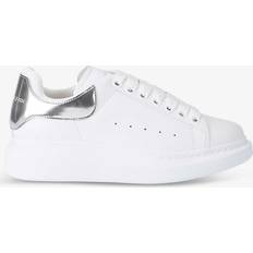 Alexander McQueen Womens Silver Com Women's Oversized Low-top Trainers Eur Women SILVER COM