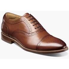 Shoes Florsheim Shoes Rucci Cap Toe Balmoral Oxford Cognac