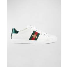 Gucci New Ace Bee Sneakers WHITE 10.5B 40.5EU