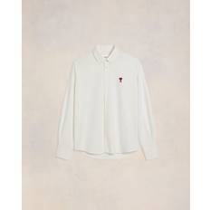 Ami Paris Shirts Ami Paris De Coeur Shirt - Natural White