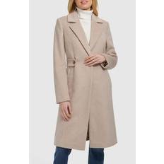 Natural - Women Coats Cole Haan Slick Wool Blend