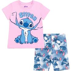 Other Sets Disney Lilo & Stitch Little Girls T-Shirt and Bike Shorts Outfit Set Tie Dye