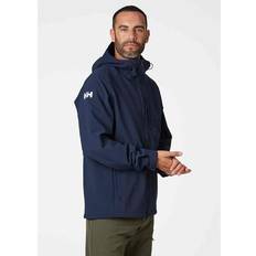 Giacca Softshell - Uomo Giubbotti Helly Hansen Giacca Softshell Con Cappuccio - Blu Navy