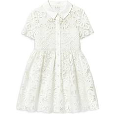 Children's Clothing Self-Portrait Girls' Lace Mini Dress Little Kid, Big Kid White 8/10