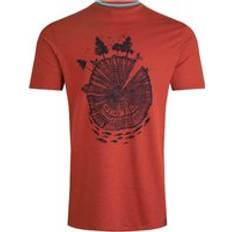 Woodsman Front Print Eco T-Shirt Nut