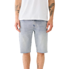 True Religion Men's Ricky Single Needle Raw Cut Short - Light Breezy Wash