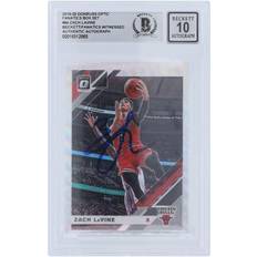 Panini America Zach Chicago Bulls Autographed 2019-20 Donruss Optic Fanatics Box Set #64 Beckett Witnessed Authenticated Card