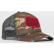 Superdry Kepsar Superdry Trucker Cap Snapback Baseball Mesh Panel - Camo Green Khaki