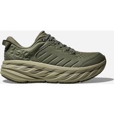 Hoka Men's Bondi SR Road Running Shoes in Olive Haze/Barley