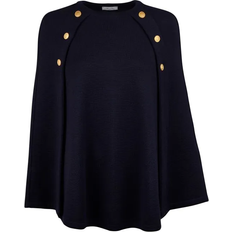 Mary Merino Cape - Navy