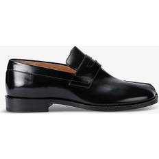 Maison Margiela Mens Black Tabi Leather Loafers Eur Men BLACK