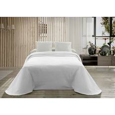 Colchas Hosteline Palma Blanco Cama 150 Colcha Blanco