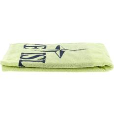 Jaune Serviettes Stone Island Logo Embroidery Beachwear Giallo-Uomo Bath Towel Yellow, Grey