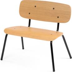 Bancs Sebra Oakee Banc Pour Enfants Naturel Noir