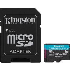 1tb sd card Kingston Canvas Go! Plus microSDXC Class10 UHS-I U3 V30 A2 170/90MB/s 1TB +SD adapter