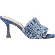 Dame - Slip-on Sandaletter Michael Kors Tessa Frayed - Denim