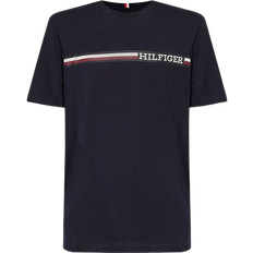 Tommy Hilfiger T-shirts Tommy Hilfiger Monotype Signature Tape Jersey T-shirt - Desert Sky