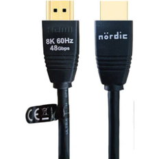 Nordic HDMI-510 48Gbps 2.1 HDMI - HDMI M-M 1m