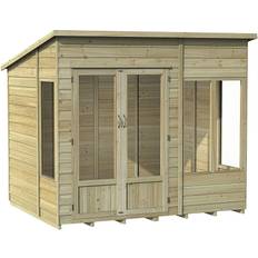 Beige Small Cabins Forest Garden Oakley OPPSUM86DDM (Building Area )